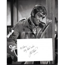 James Booth Zulu genuine authentic autograph signed signature + photo.
