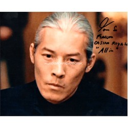Tom So Fukutu James Bond genuine authentic autograph signed signature photo.