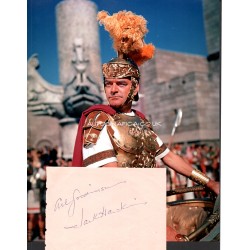 Jack Hawkins Ben Hur signed genuine authentic autograph + photo
