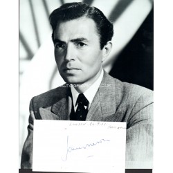 James Mason signed autograph genuine authentic signature + photo