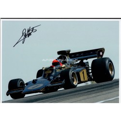 Emmerson Fittipaldi F1 Lotus genuine authentic autograph signed photo.