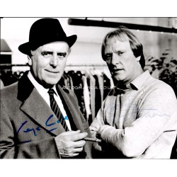 George Cole Dennis Waterman genuine authentic autograph signed signature photo.