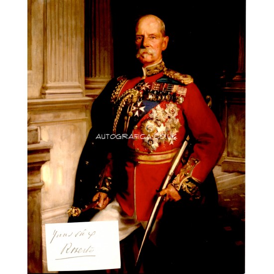 Lord Roberts VC signed autograph genuine authentic signature + photo