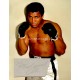 Muhammad Ali signed autograph genuine authentic signature + photo