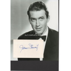 James Stewart Jimmy signed autograph genuine authentic signature + photo