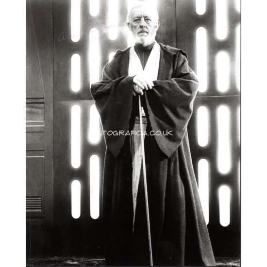 Alec Guinness Star Wars signed autograph genuine authentic signature photo