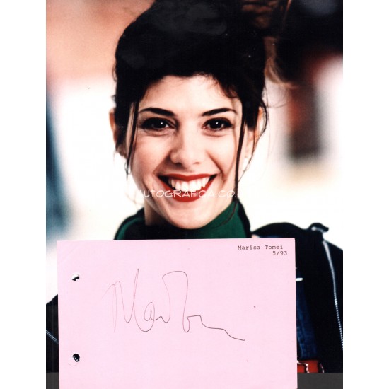 Marisa Tomei Cousin Vinny genuine authentic autograph signed signature + photo.