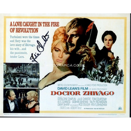 Julie Christie Zhivago genuine authentic autograph signed signature photo.
