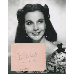 Vivian Leigh GWTW genuine authentic autograph signed signature + photo.