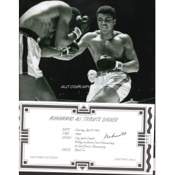 Muhammad Ali boxing genuine authentic autograph signed signature + photo.