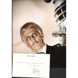 Peter Cushing Horror genuine authentic autograph signed signature + photo.