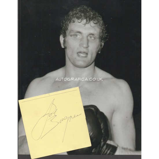 Joe Bugner genuine authentic autograph signed signature + photo.