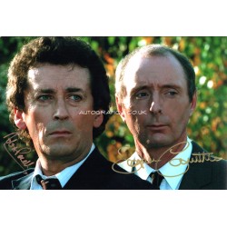 Robert Powell Jasper Carrott Detectives authentic autograph signed signature photo.
