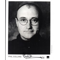 Phil Collins Genesis genuine authentic autograph signed signature photo.