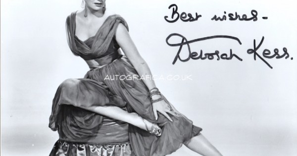 Rose Kerr Scouting Signature Deborah Kerr genuine authentic autograph signed signature photo.
