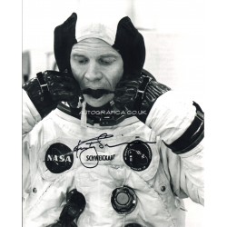  Rusty Schweickart Apollo astronaut genuine authentic autograph signed signature photo.