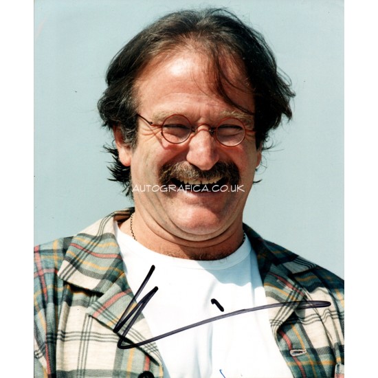 Robin Williams genuine authentic autograph signed signature photo.