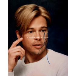 Brad Pitt genuine authentic autograph signed signature photo.