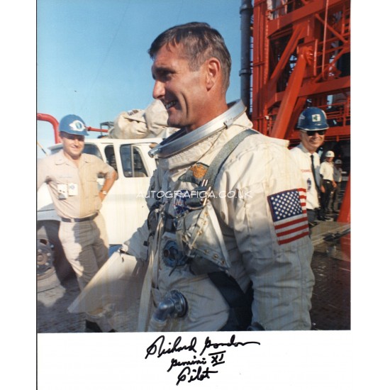 Dick Gordon Gemini genuine authentic autograph signed signature photo.