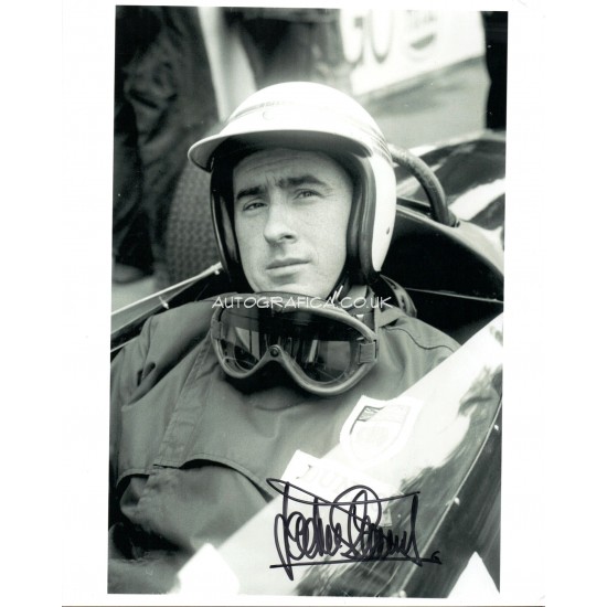 Jackie Stewart F1 genuine authentic autograph signed signature photo.