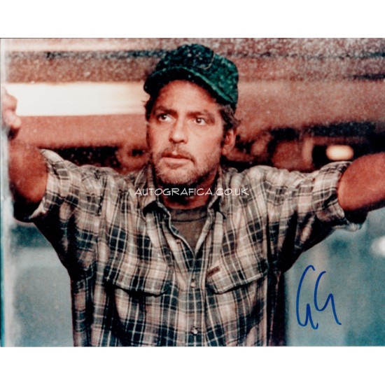 George Clooney genuine authentic autograph signed signature photo.