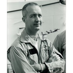 Jim McDivitt Gemini Apollo genuine authentic autograph signed photo
