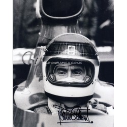 Jackie Stewart F1 Tyrrell genuine authentic autograph signed signature photo.