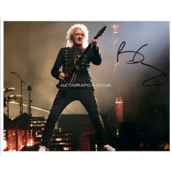 Brian May Queen genuine authentic autograph signed signature photo.