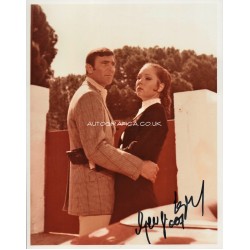 George Lazenby James Bond authentic autograph signed signature photo.