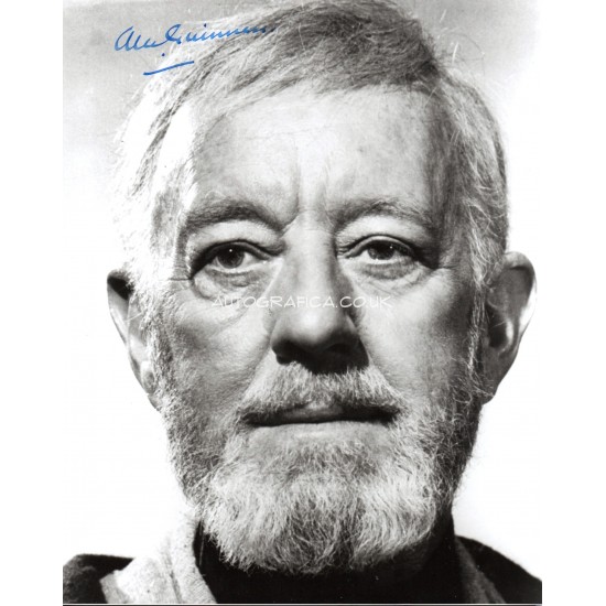 Alec Guinness Star Wars genuine authentic autograph signed signature photo.