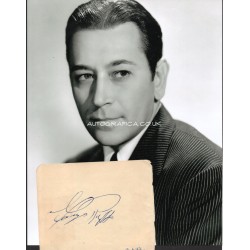 George Raft genuine authentic autograph signed signature + photo.