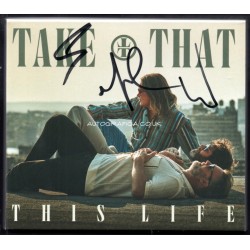 Take That This LIfe genuine authentic autograph signed signature CD.