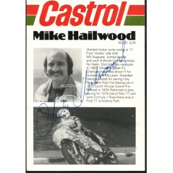 Mike Hailwood IOM TT genuine authentic autograph signed signature photo.