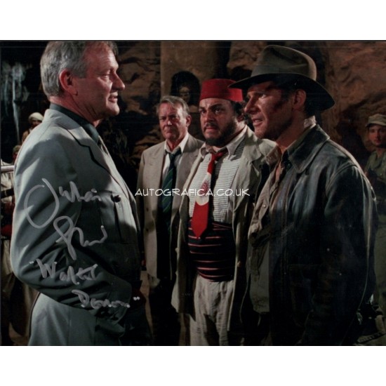 Julian Glover Indiana Jones genuine authentic autograph signed photo COA 2