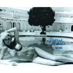 Janine Andrews James Bond genuine authentic autograph signed signature photo.