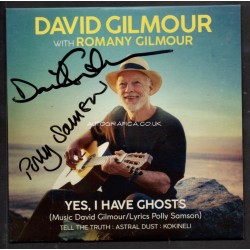 Dave Gilmour Pink Floyd genuine authentic autograph signed signature CD