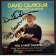 Dave Gilmour Pink Floyd genuine authentic autograph signed signature CD