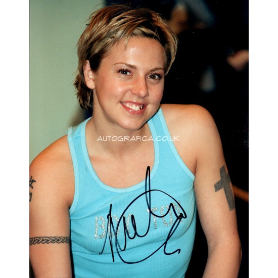 Melanie Chisholm Spice Girls genuine authentic autograph signed signature photo.