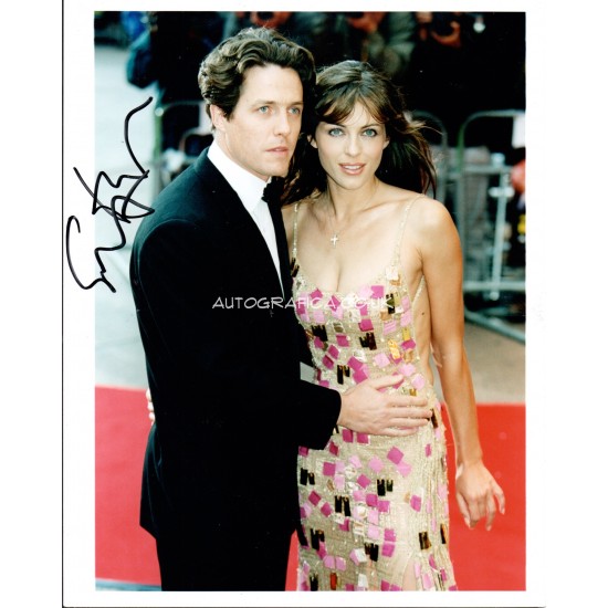 Hugh Grant genuine authentic autograph signed signature photo.