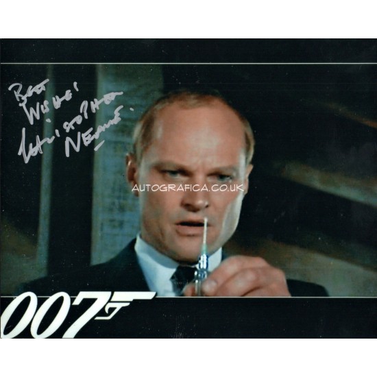 Christopher Neame Bond genuine authentic autograph signed signature photo.