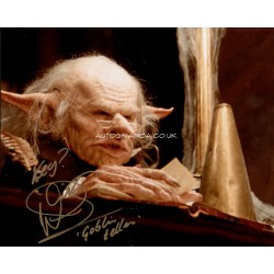 Warwick Davis Harry Potter genuine authentic autograph signed signature photo.