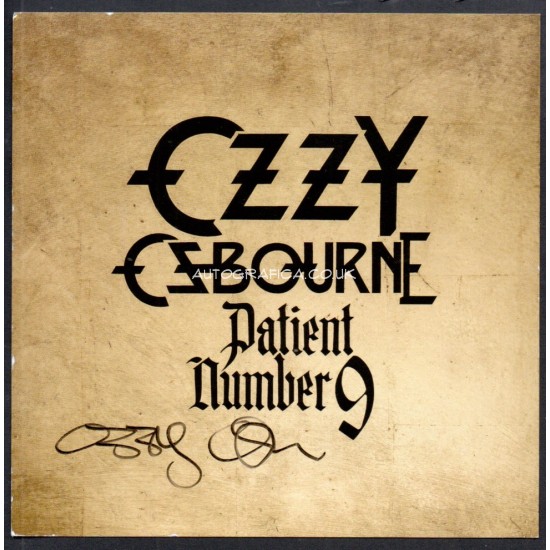 Ozzy Osbourne genuine authentic autograph signed signature CD