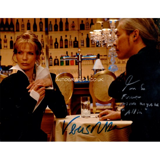 Verushka Von Lehndorff Tom So James Bond autograph signed signature photo.