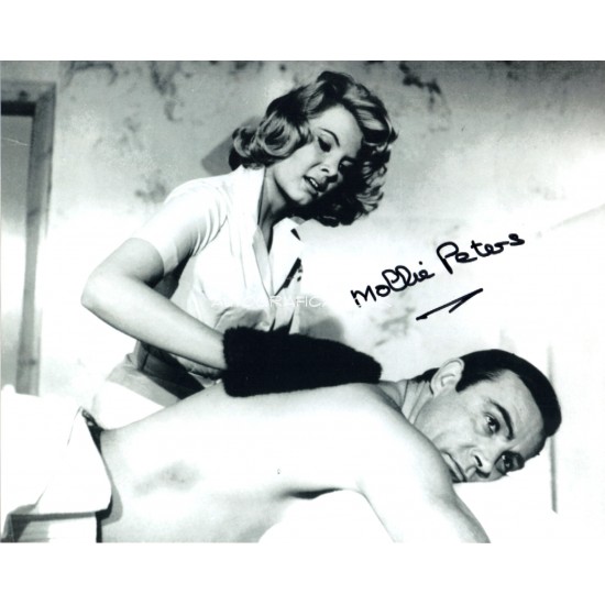 James Bond Mollie Peters signed original genuine autograph authentic photo