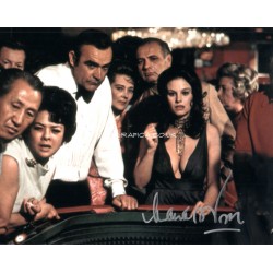 James Bond Lana Wood signed original genuine autograph authentic photo