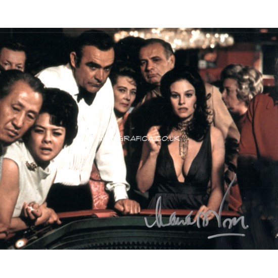 James Bond Lana Wood signed original genuine autograph authentic photo