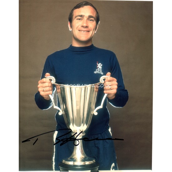 Chelsea, Ron 'Chopper' Harris signed colour photo 2