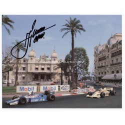 Rene Arnoux Renault  signed photo.