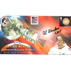 Apollo 15 Al Worden authentic signed autograph genuine FDC COA