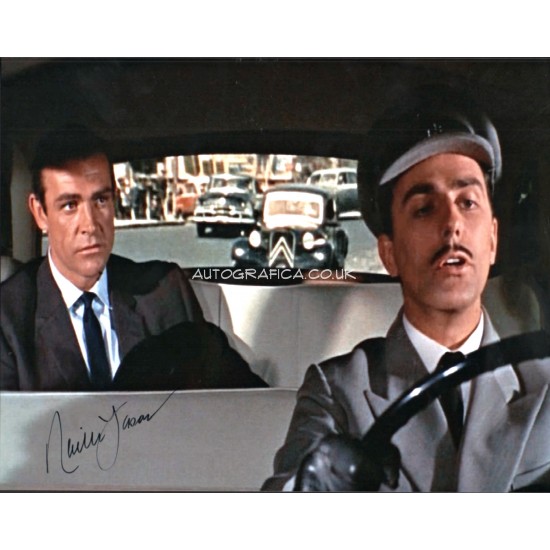 James Bond Neville Jason signed autograph colour photo COA UACC